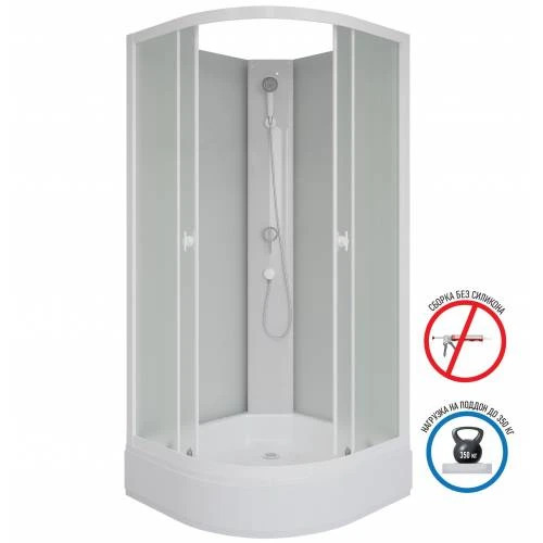 Душевая кабина Niagara Promo P80/26/MT/BK 80x80